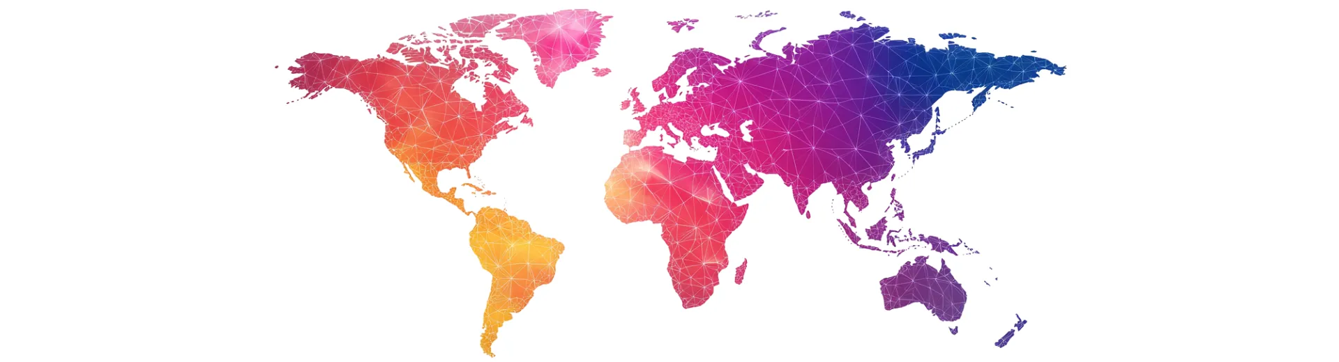 World map represents Weshine that will bridging Southeast Asia talents to the world.